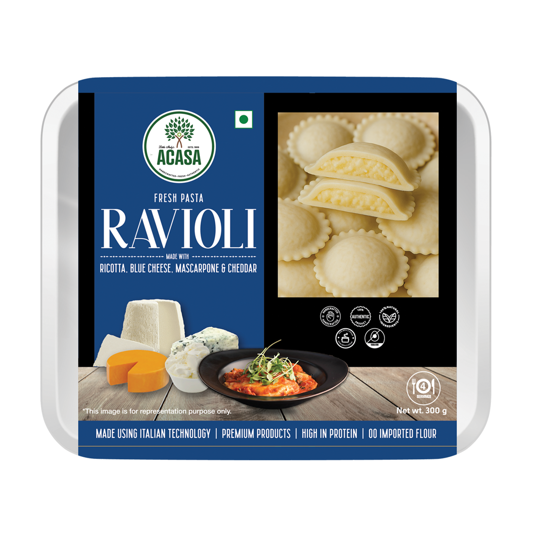 Little Italy's Acasa Fresh Pasta Ravioli 4 Cheese 300g