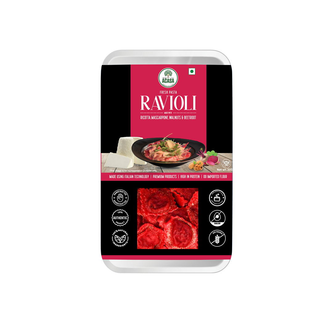 Little Italy's Acasa Fresh Pasta Ravioli Beetroot 200g
