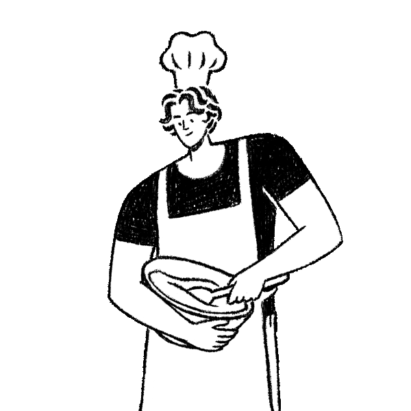 Gif of a chef cooking embed from giphy.com